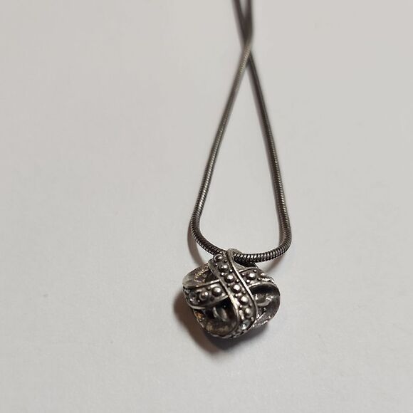 Brighton ETERNITY KNOT Necklace Blue JL4083 - Picture 2 of 4